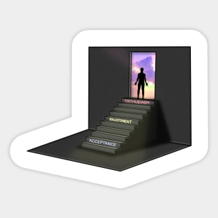 Sky Stairs Sticker